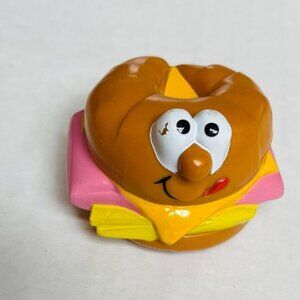 Croissant Sandwich Car 1989 Vintage Wheels Kids Toy Collectible Replacement